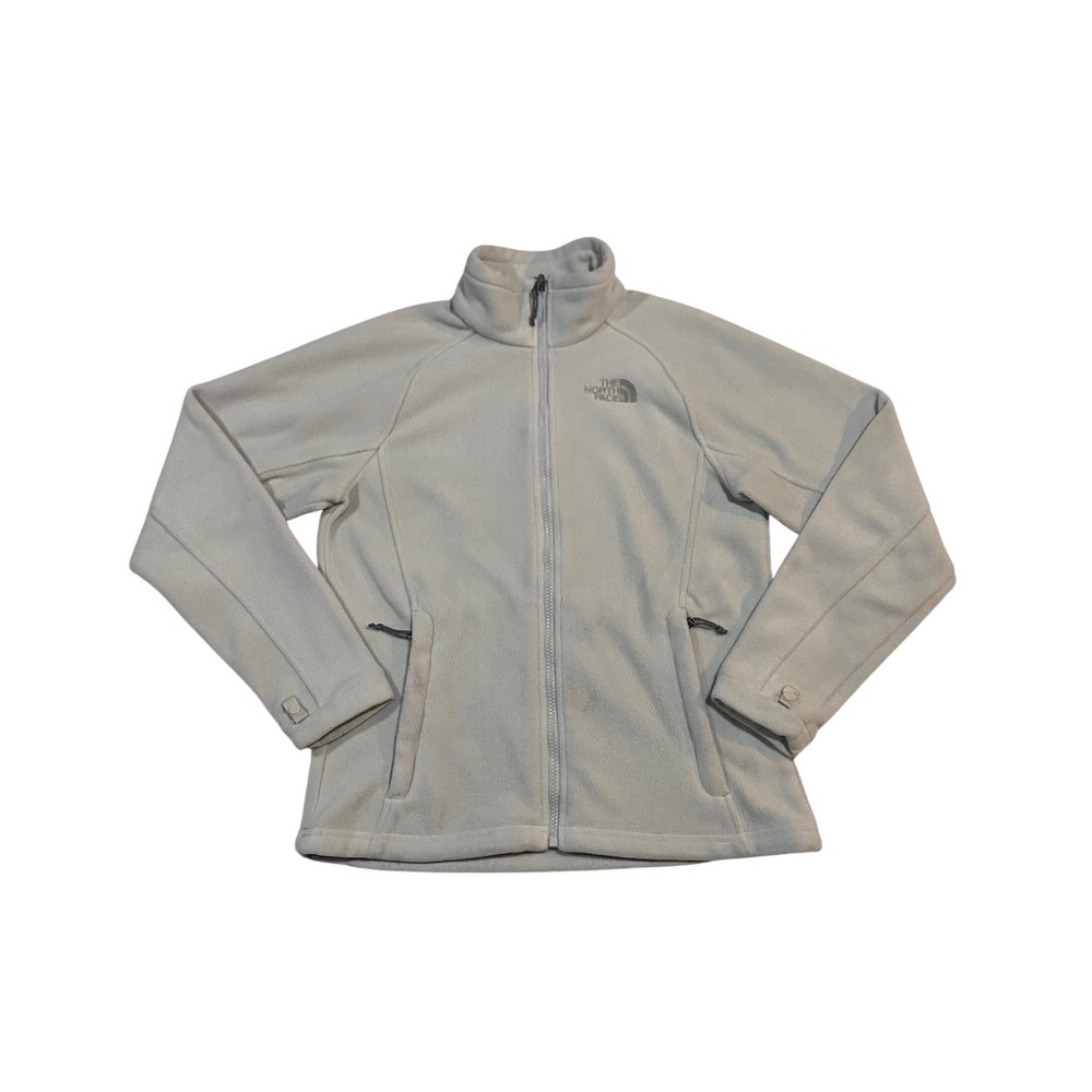The North Face Womens TKA 100 Full Zip Fleece Jacket Gray Small S/P